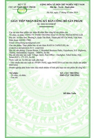 Giấy công bố sản phẩm