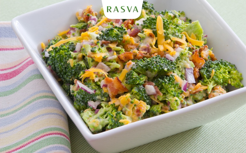 Salad bông cải xanh sốt mayonnaise