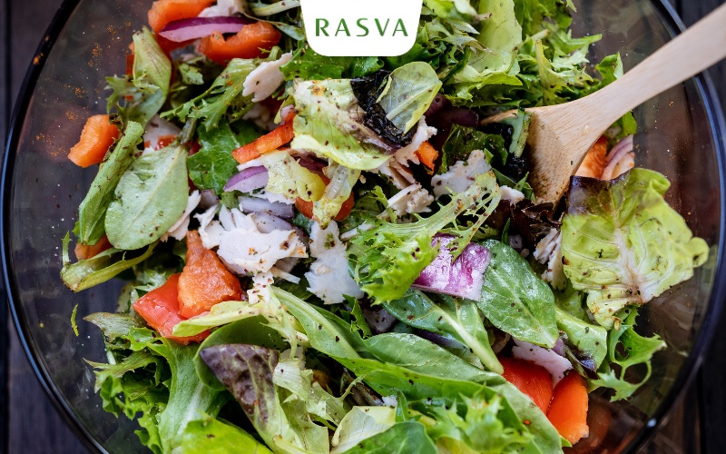 Salad rau trộn giấm