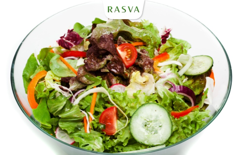 Salad rau xà lách trộn