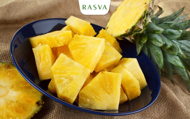 Dứa hỗ trợ tiêu hóa nhờ chứa Bromelain